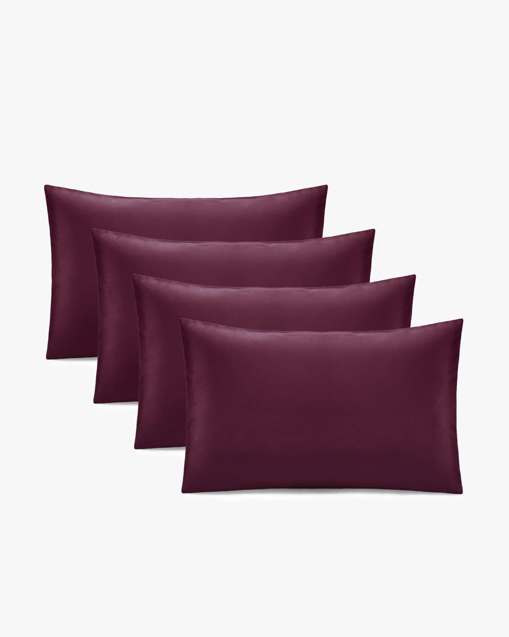 Flash Sale 22MM Silk Pillowcases 4pcs - Zippered