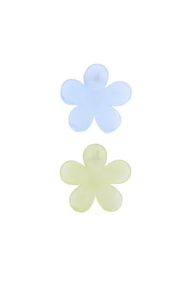 Flower Claw Clips 2-Pack