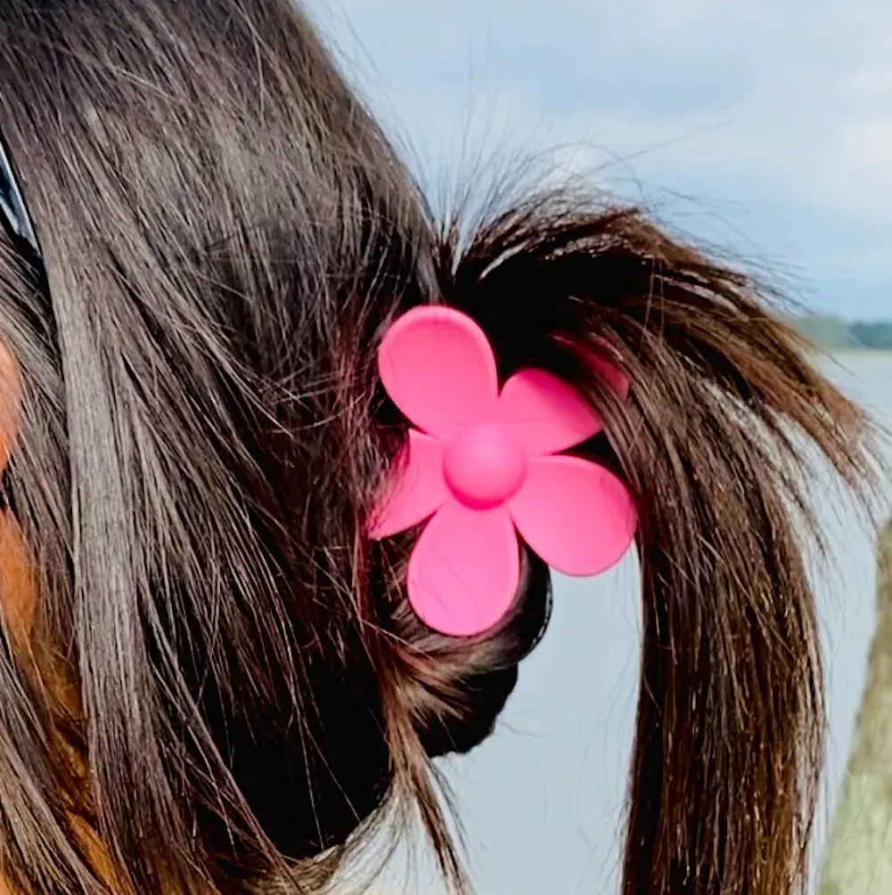 Flower Hair Claw Clip