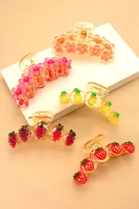 Fruit Hair Claw Clips