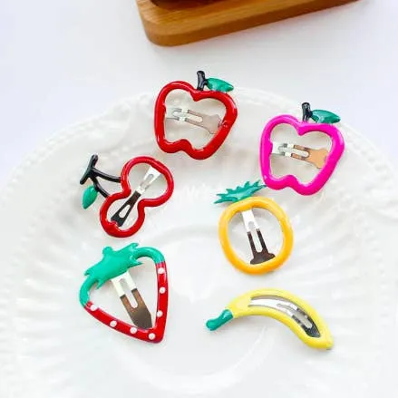 Fruit Hair Clips (set of six)