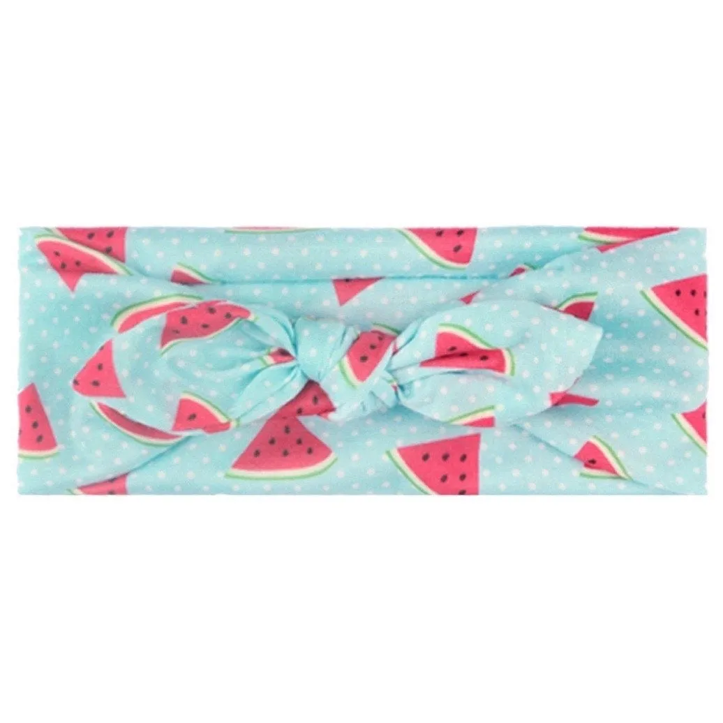 Girls Wide Fruit Print Headband