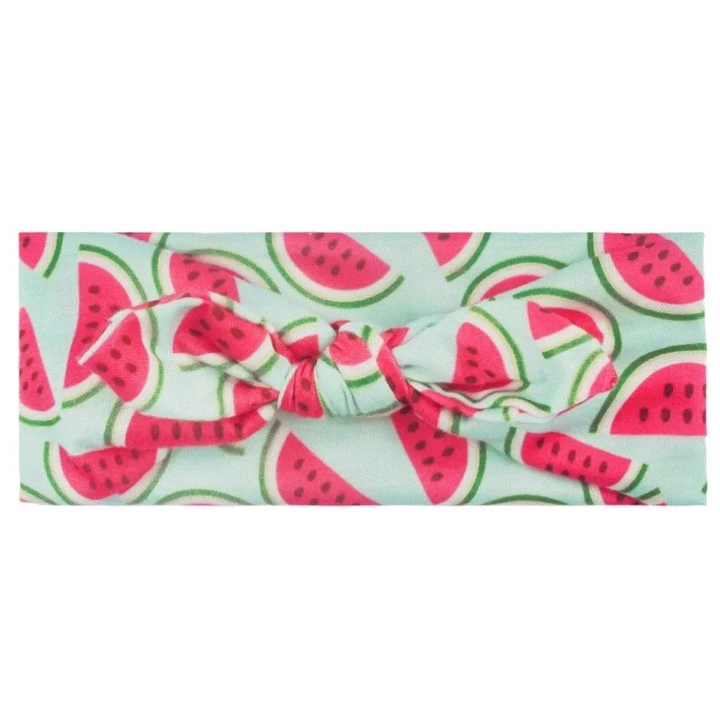 Girls Wide Fruit Print Headband