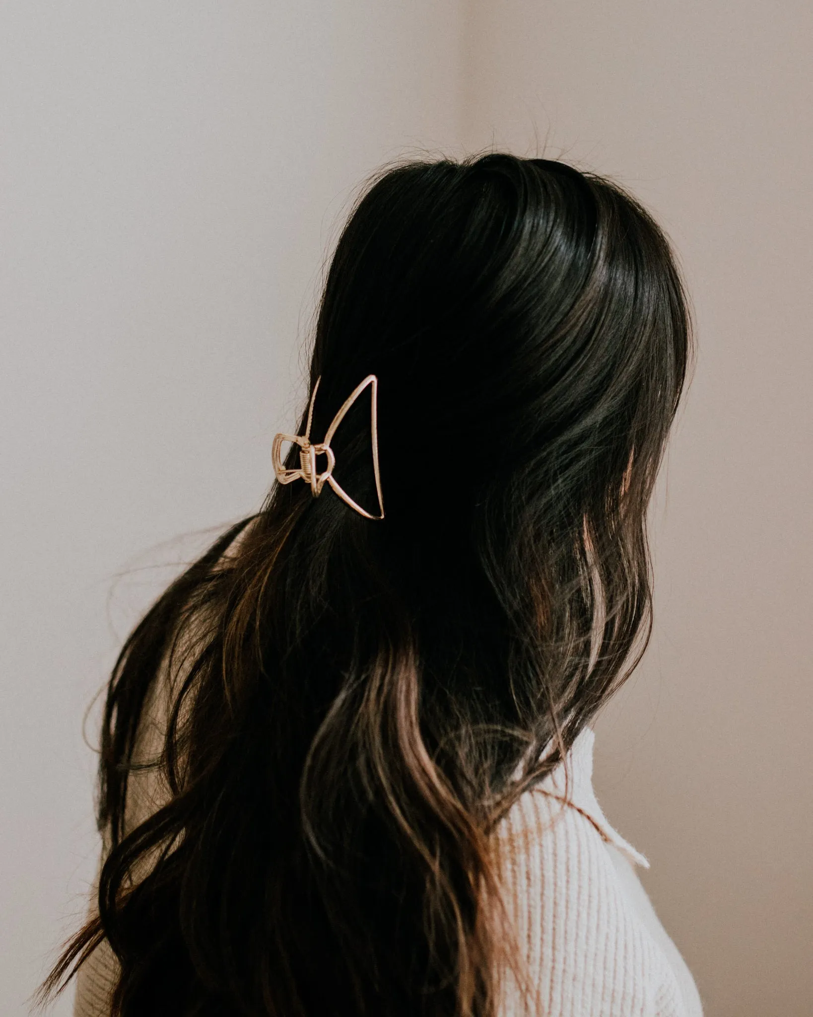 Gold Hair Claw Clips