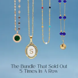 Gold Necklaces - Any 5 Pieces Bundle Deal