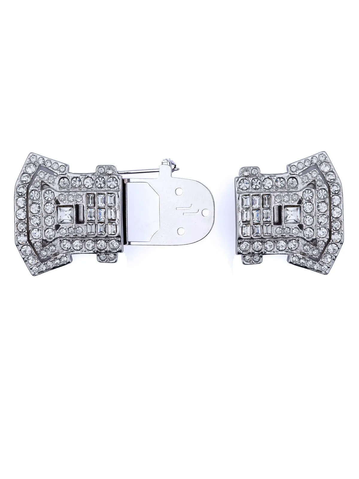 Greta Double Clip Brooch