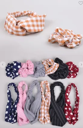 #H56 Fun Headband and Scrunchie Set