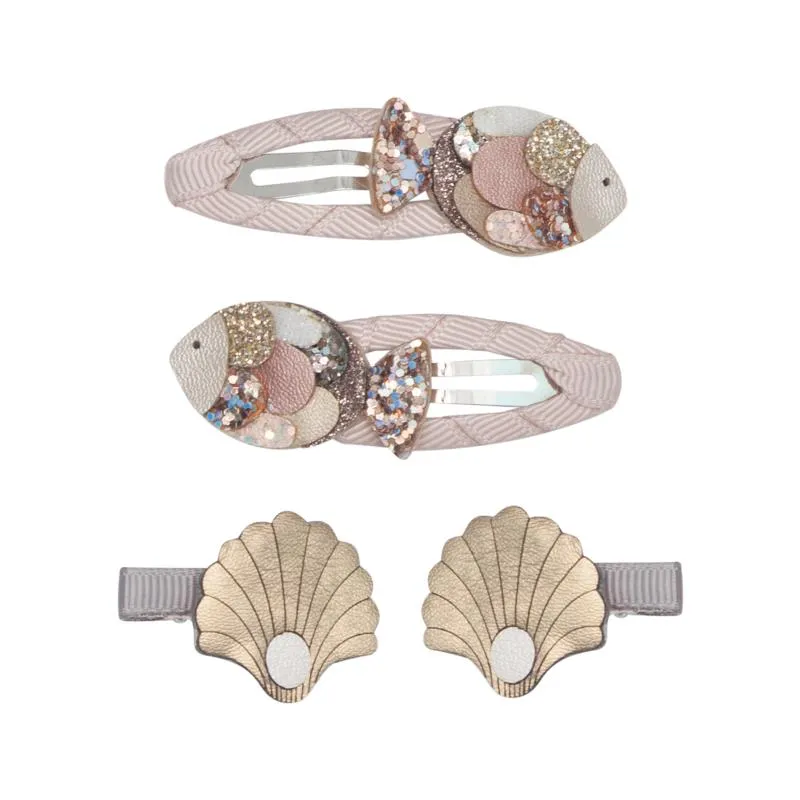 Hair Clips - Fishies & Shells