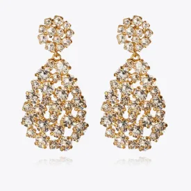 Hanna Earrings / Crystal