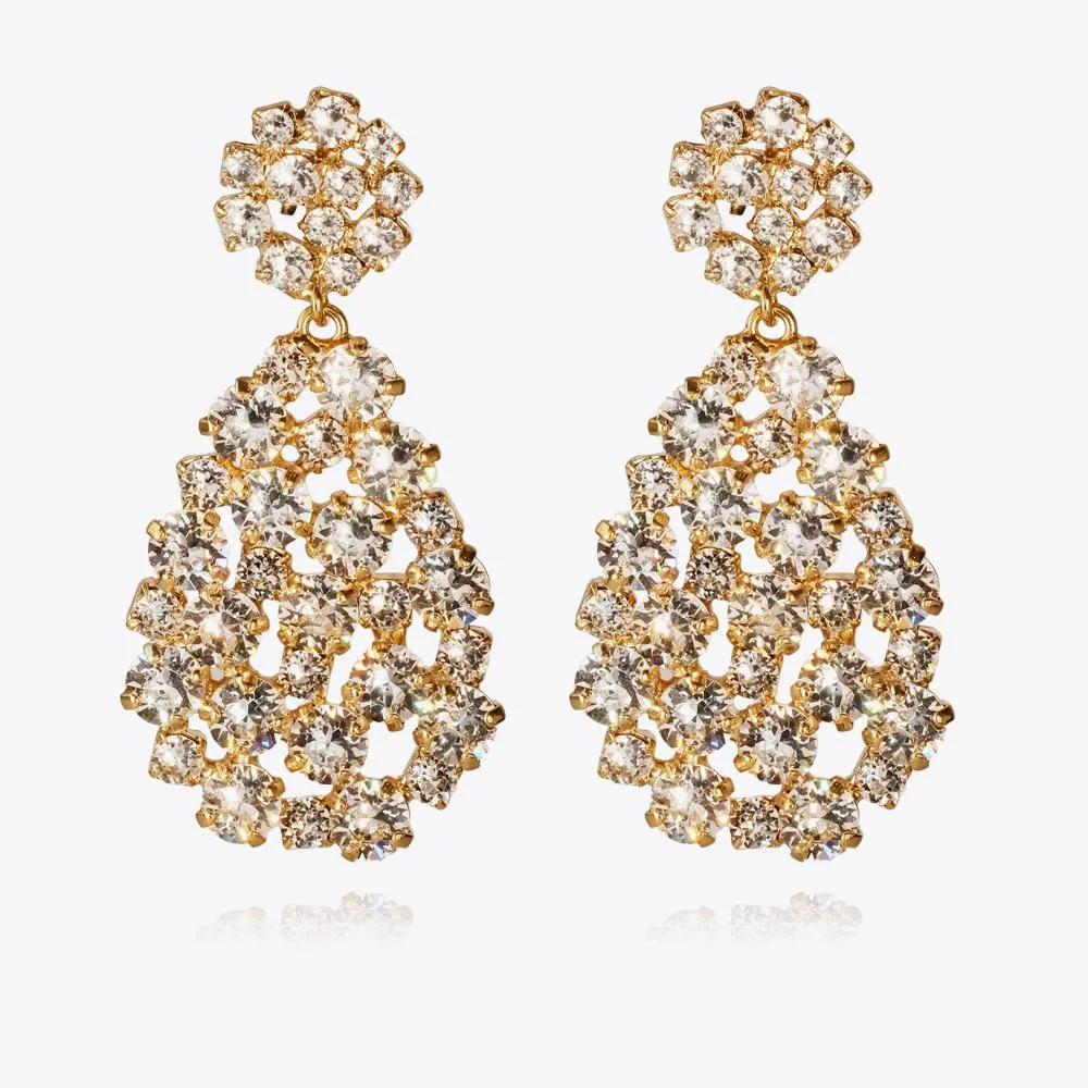 Hanna Earrings / Crystal