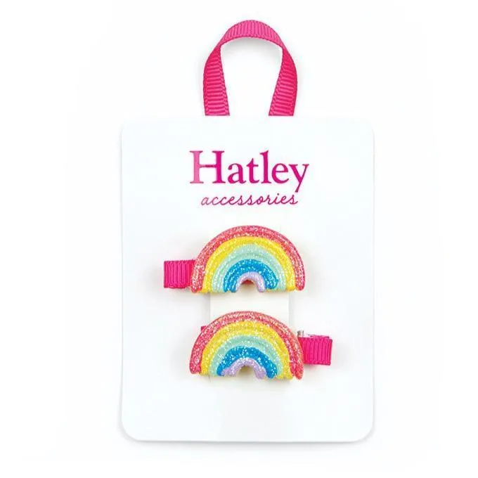 Hatley Double Rainbow Hair Clips