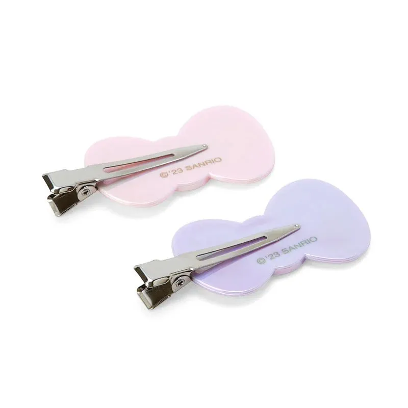 Hello Kitty 2-Piece Bow Hair Clip Set (50th Anniv. The Future In Our Eyes)