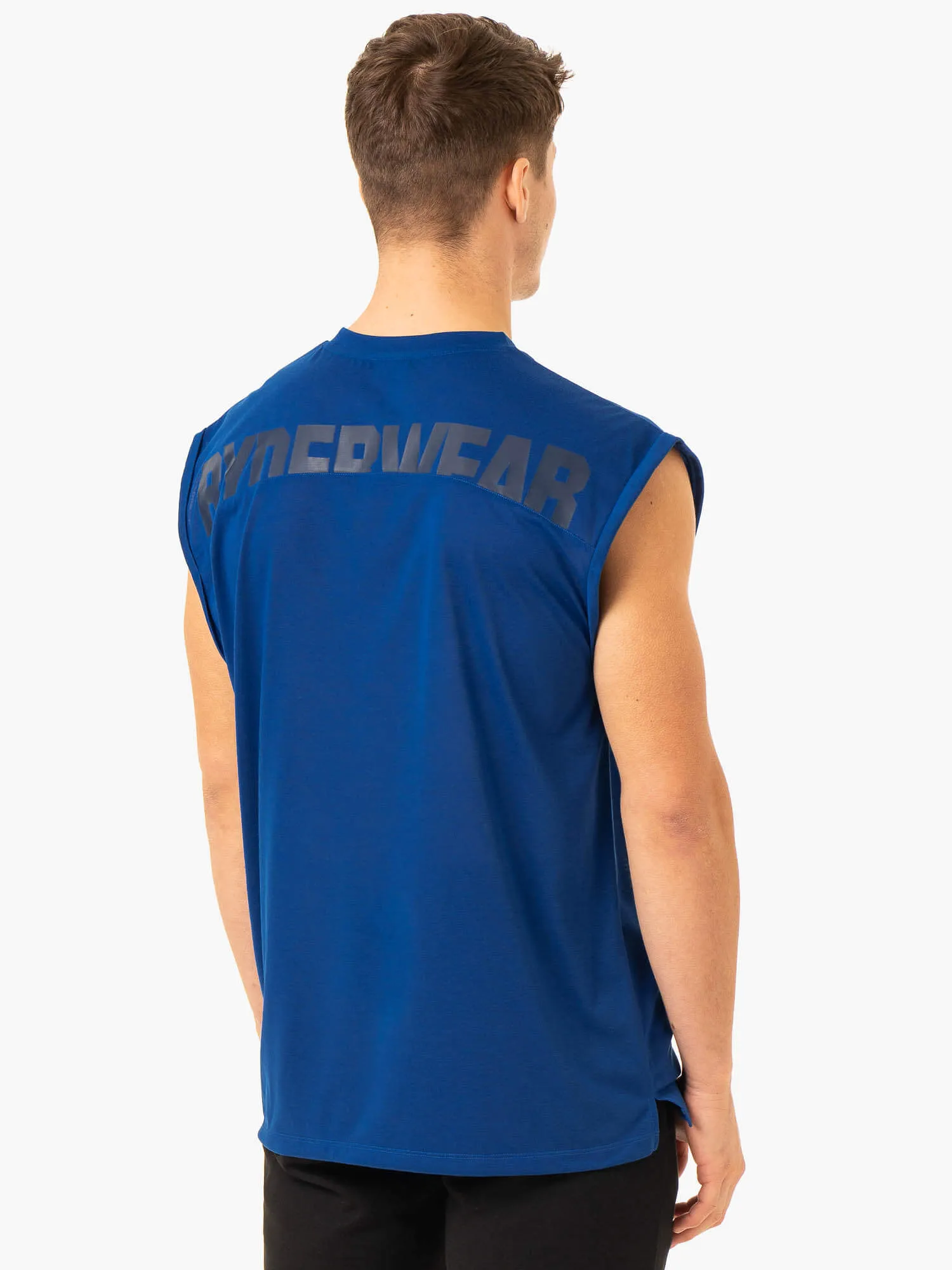 Heritage Wide Cut Tank - Cobalt Blue