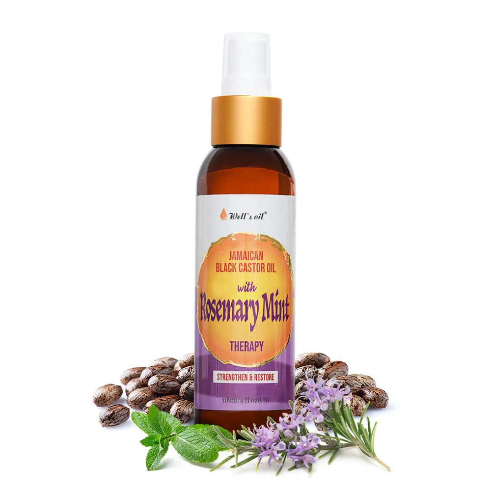 Jamaican Black Castor Oil Rosemary Mint Spray 4oz