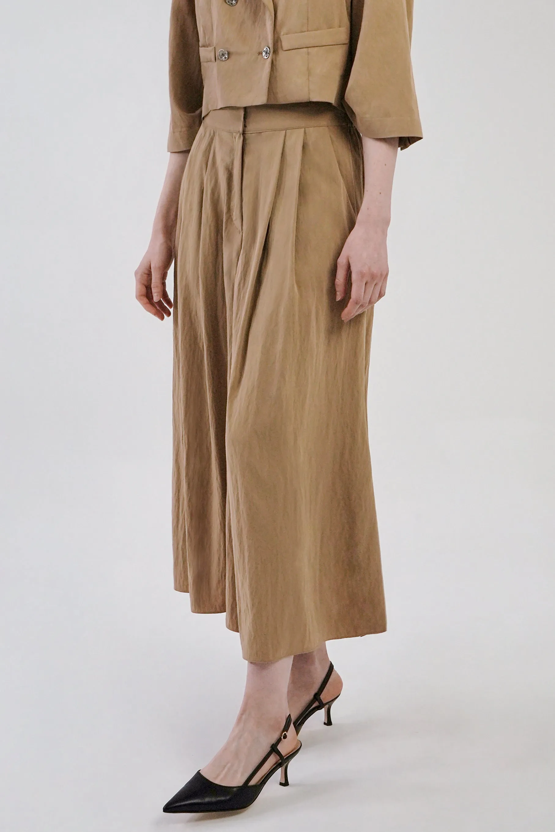 Karina Wide Pants, Brown