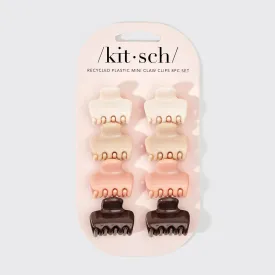 Kitsch Recycled Plastic Mini Cloud Claw Clips 8pc Set