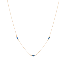 Lapis Necklace 14K