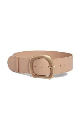 Large Simone Belt in Nude Leather