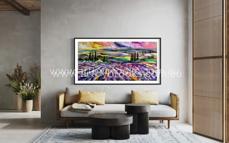 Lavender Season  -art print