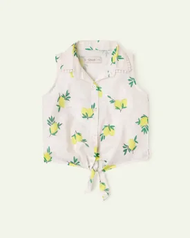 Lemon Printed Top