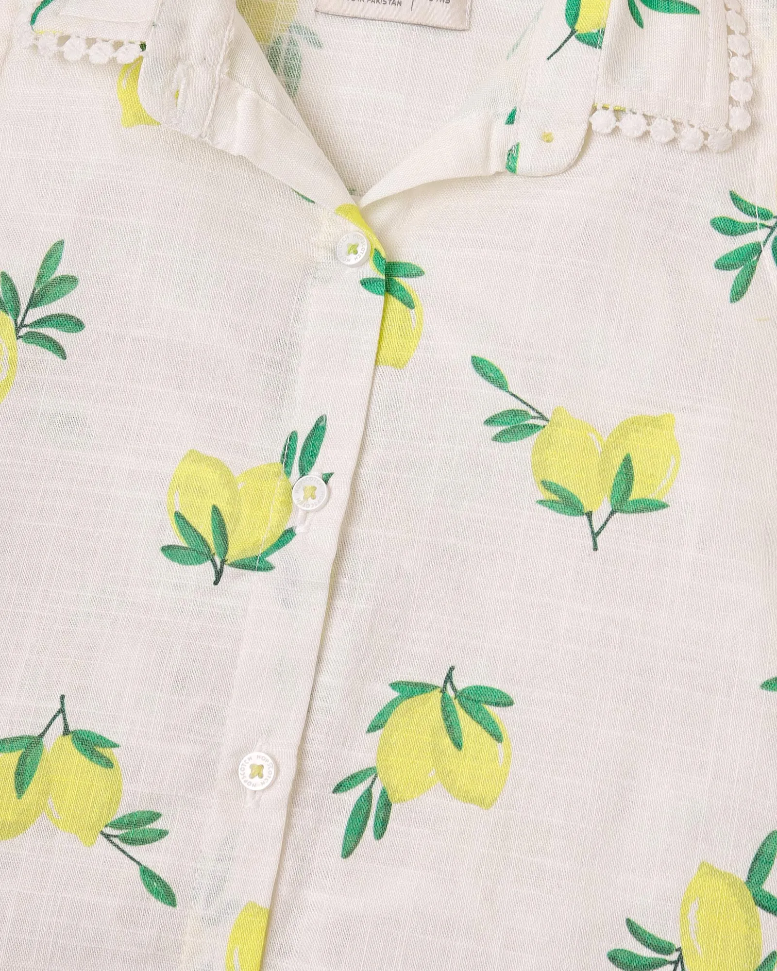 Lemon Printed Top