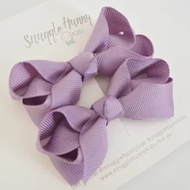 Lilac | Piggy Tail Hair Clips - Pair