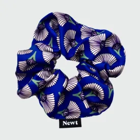 Matsuri Print Hair Scrunchie Blue