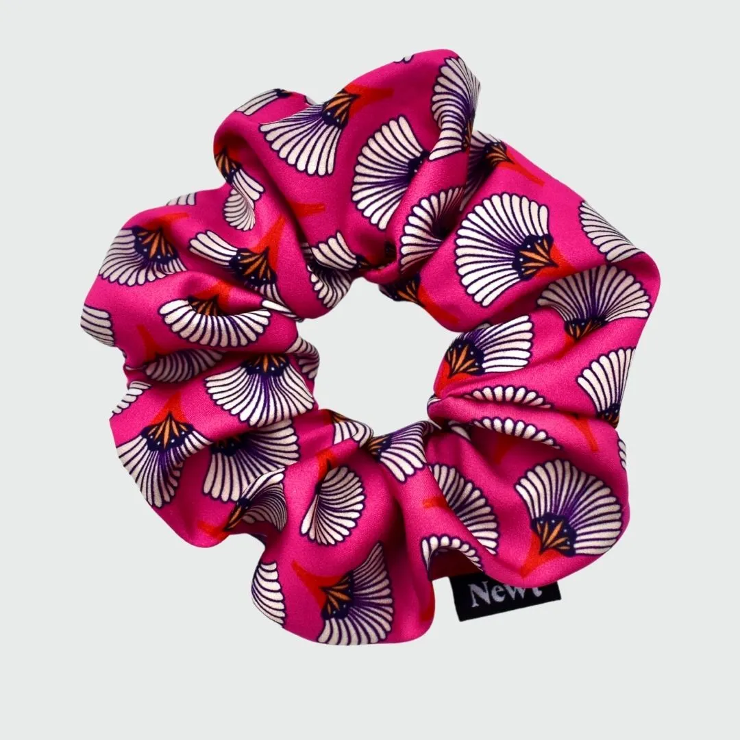 Matsuri Print Hair Scrunchie Pink