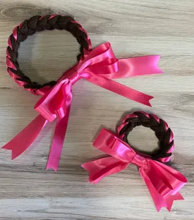 Mexican Braided Headband with Bow - Nuevo Leon