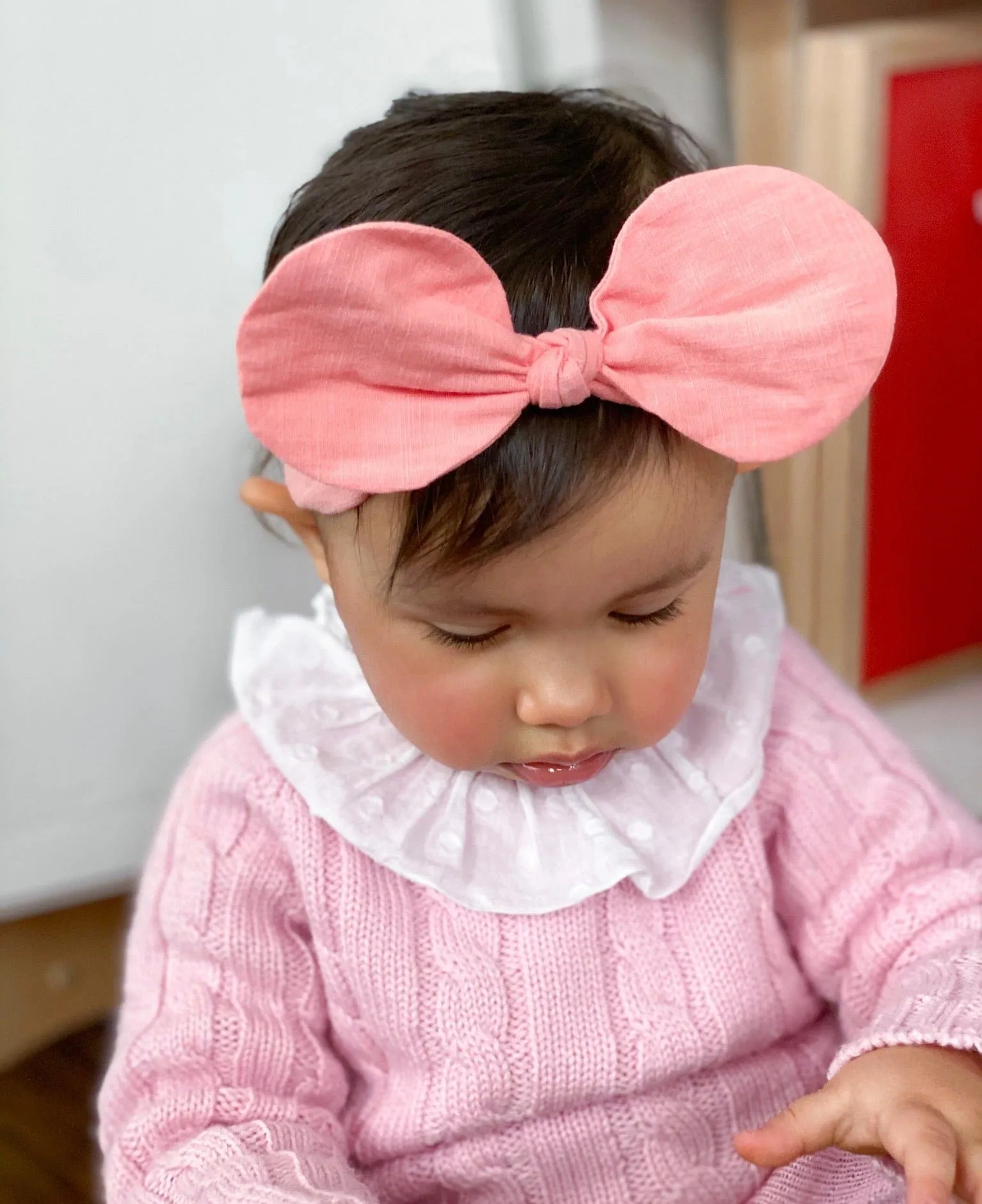 Minnie Linen Hair Wrap