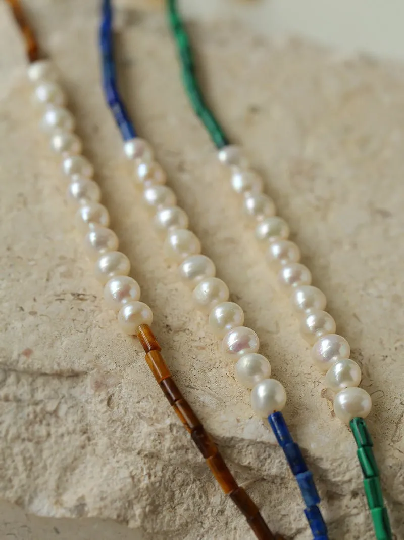 Mosaic Freshwater Pearl Necklaces