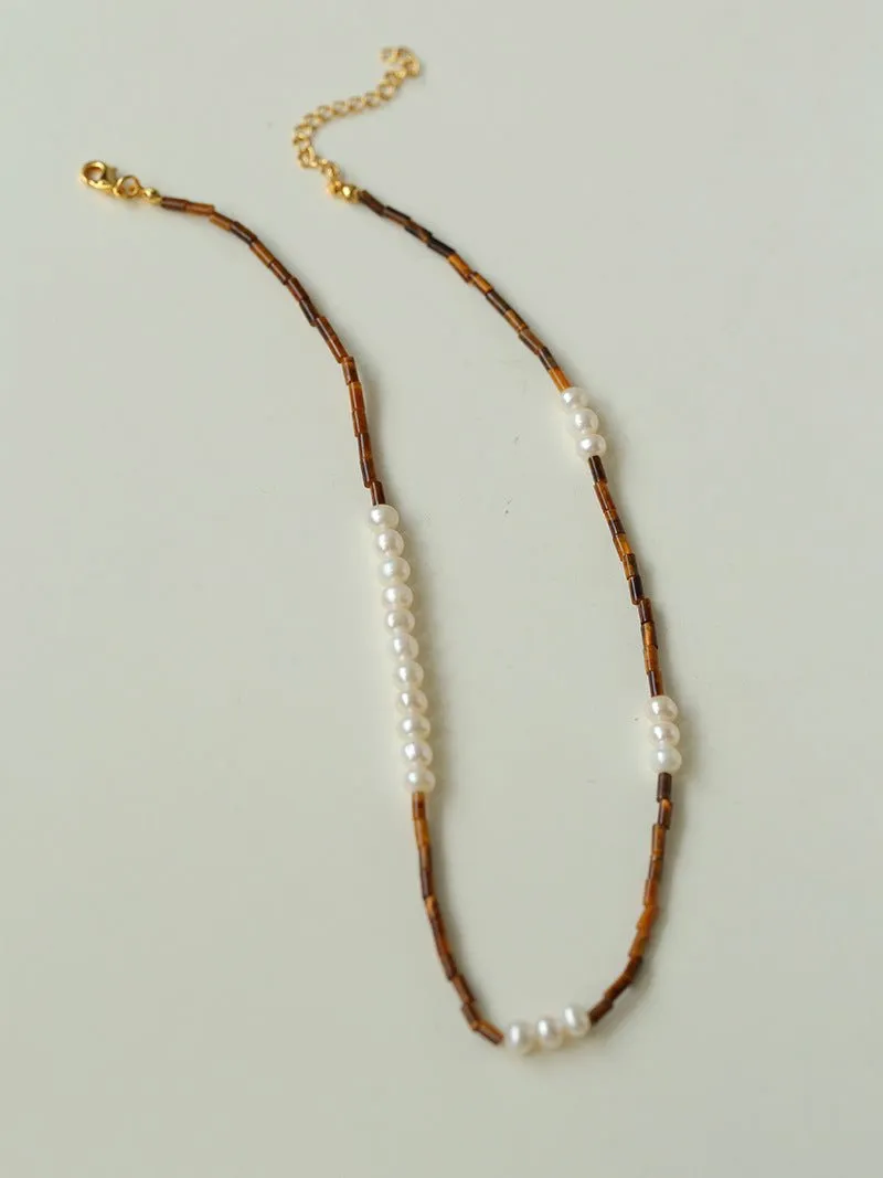 Mosaic Freshwater Pearl Necklaces