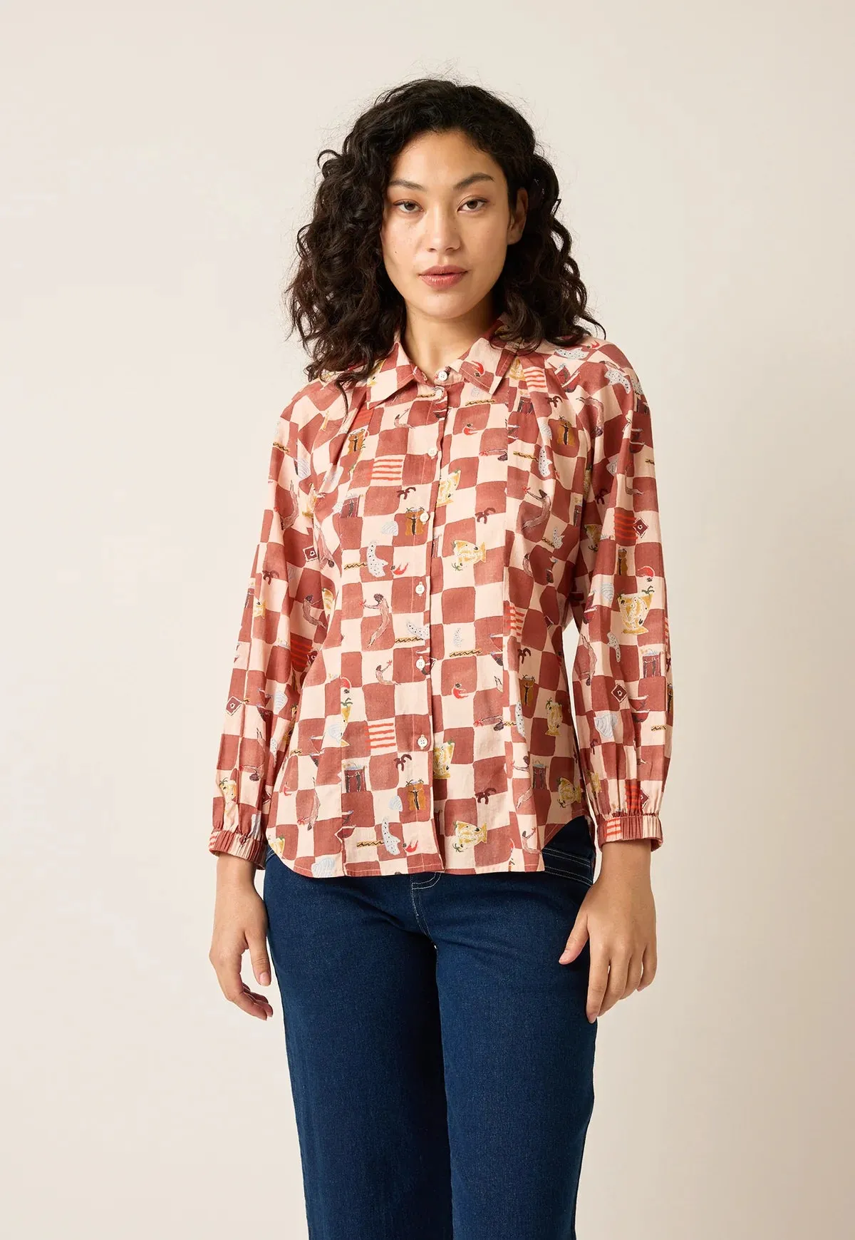 NANCYBIRD - ELENA SHIRT - HEARTBEAT CHECK