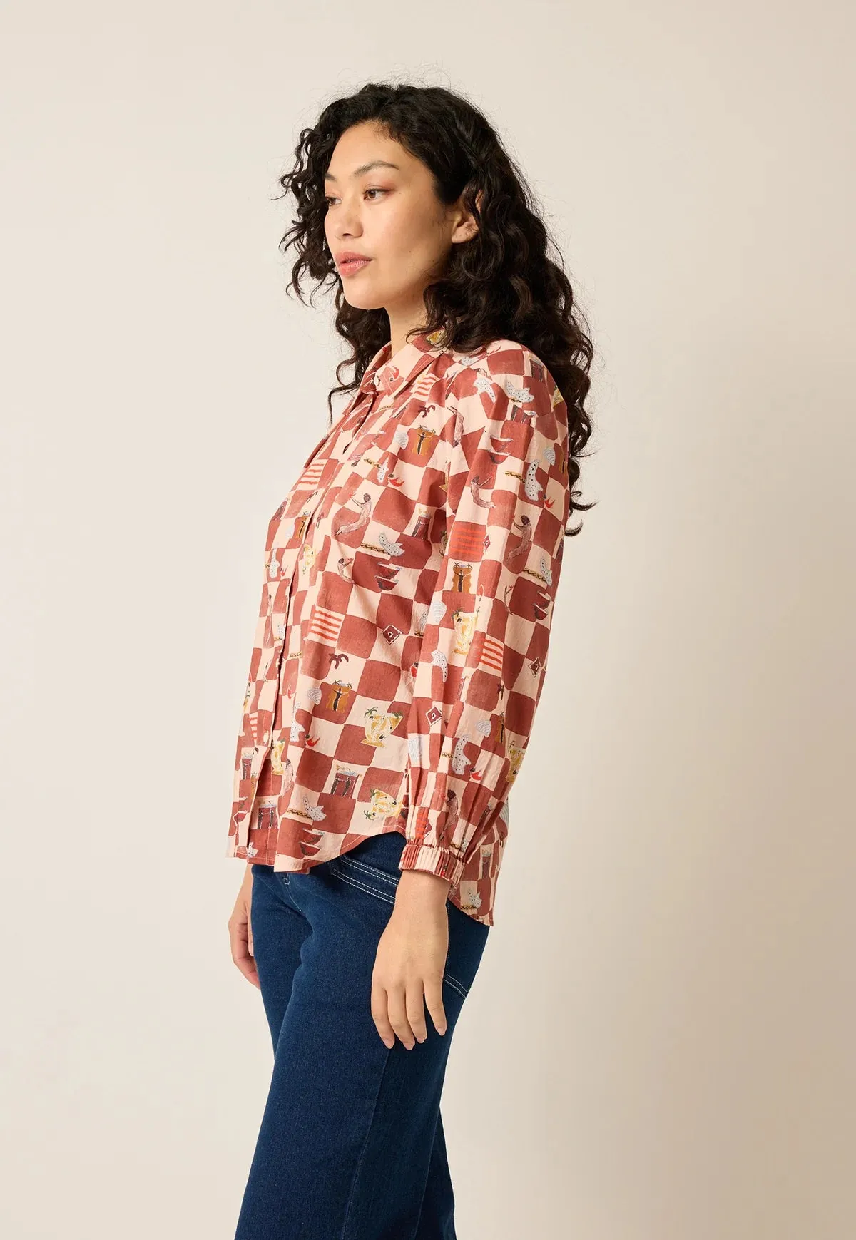 NANCYBIRD - ELENA SHIRT - HEARTBEAT CHECK