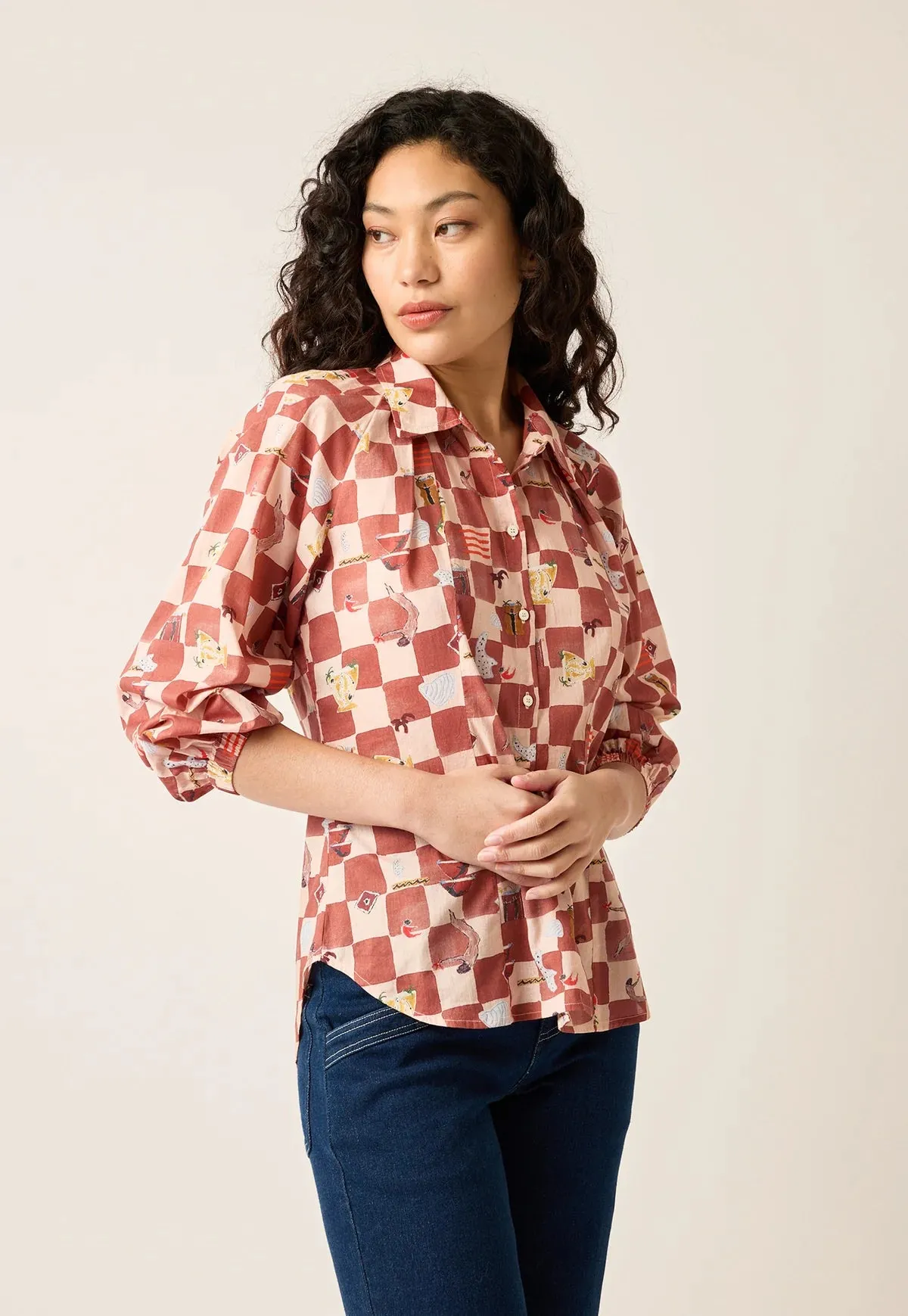 NANCYBIRD - ELENA SHIRT - HEARTBEAT CHECK