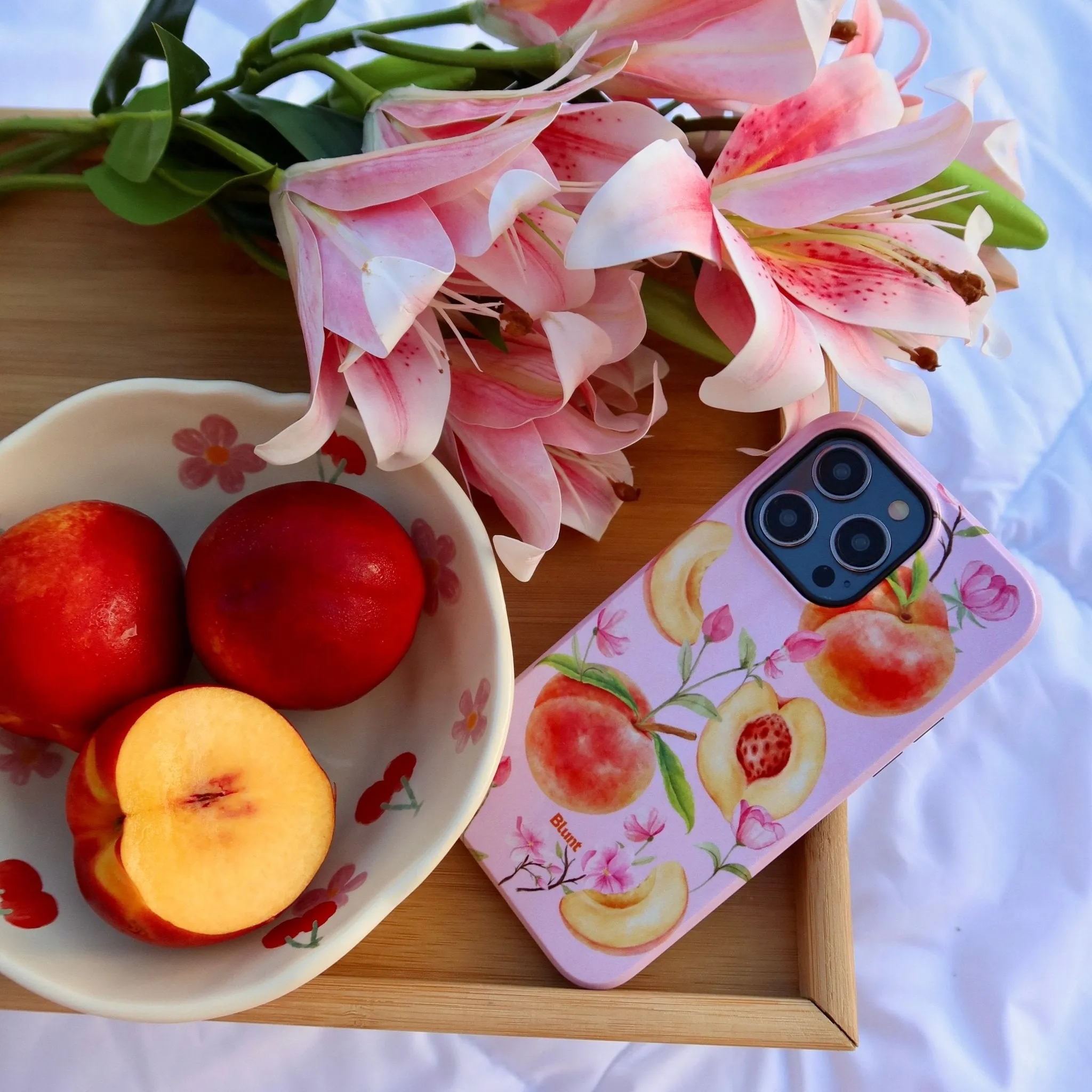 Peach Babe iPhone Case