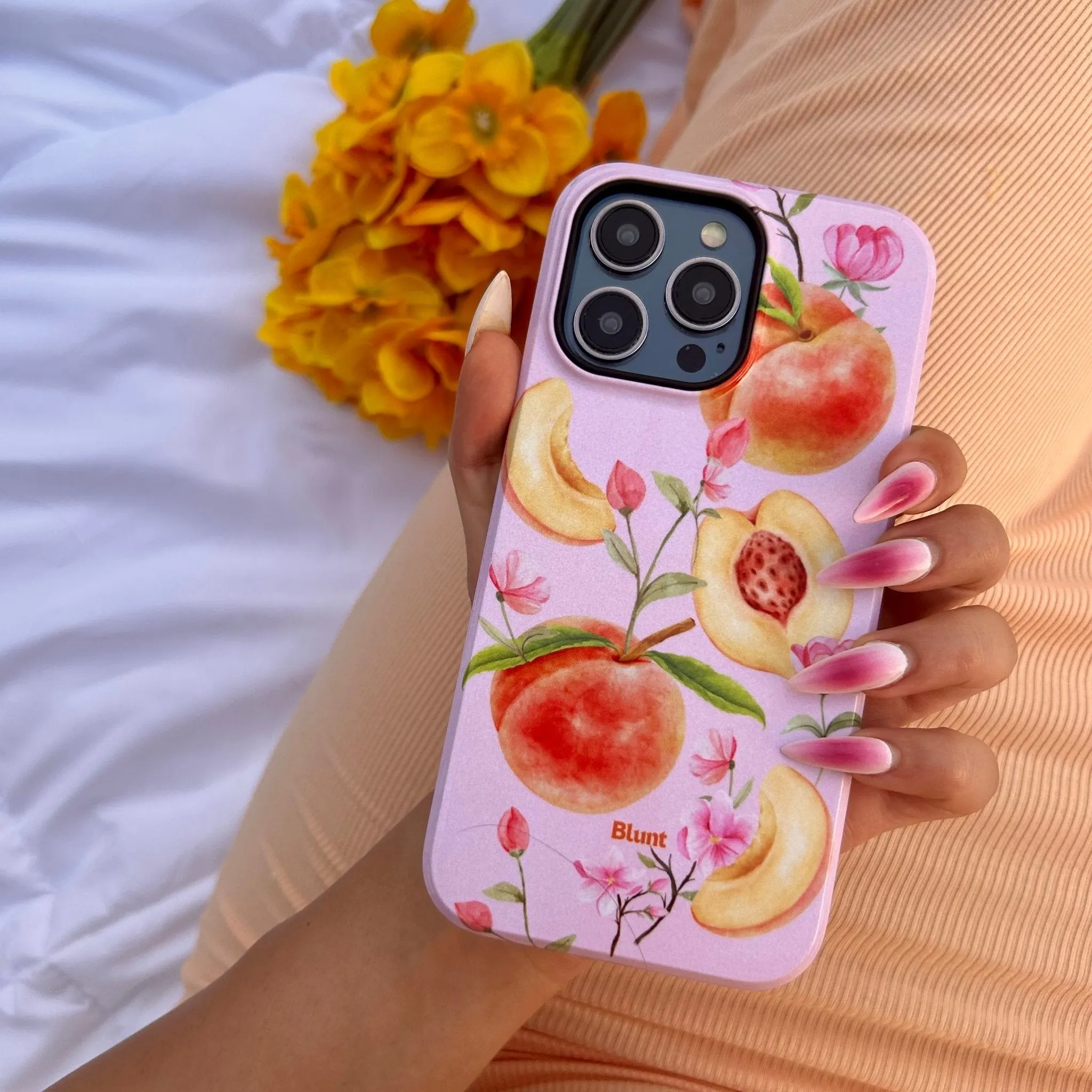 Peach Babe iPhone Case