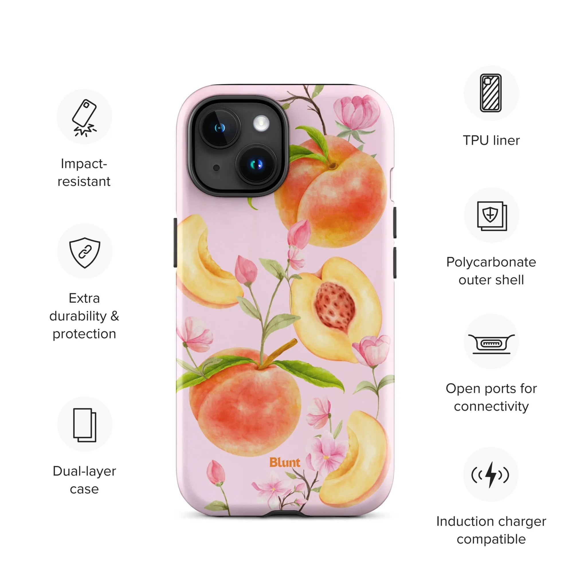 Peach Babe iPhone Case