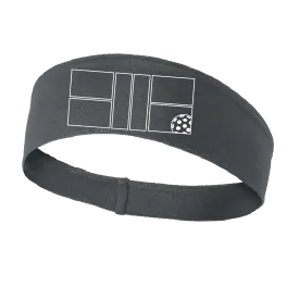 Pickleball Court (White) | Pickleball Headband | 100% Polyester