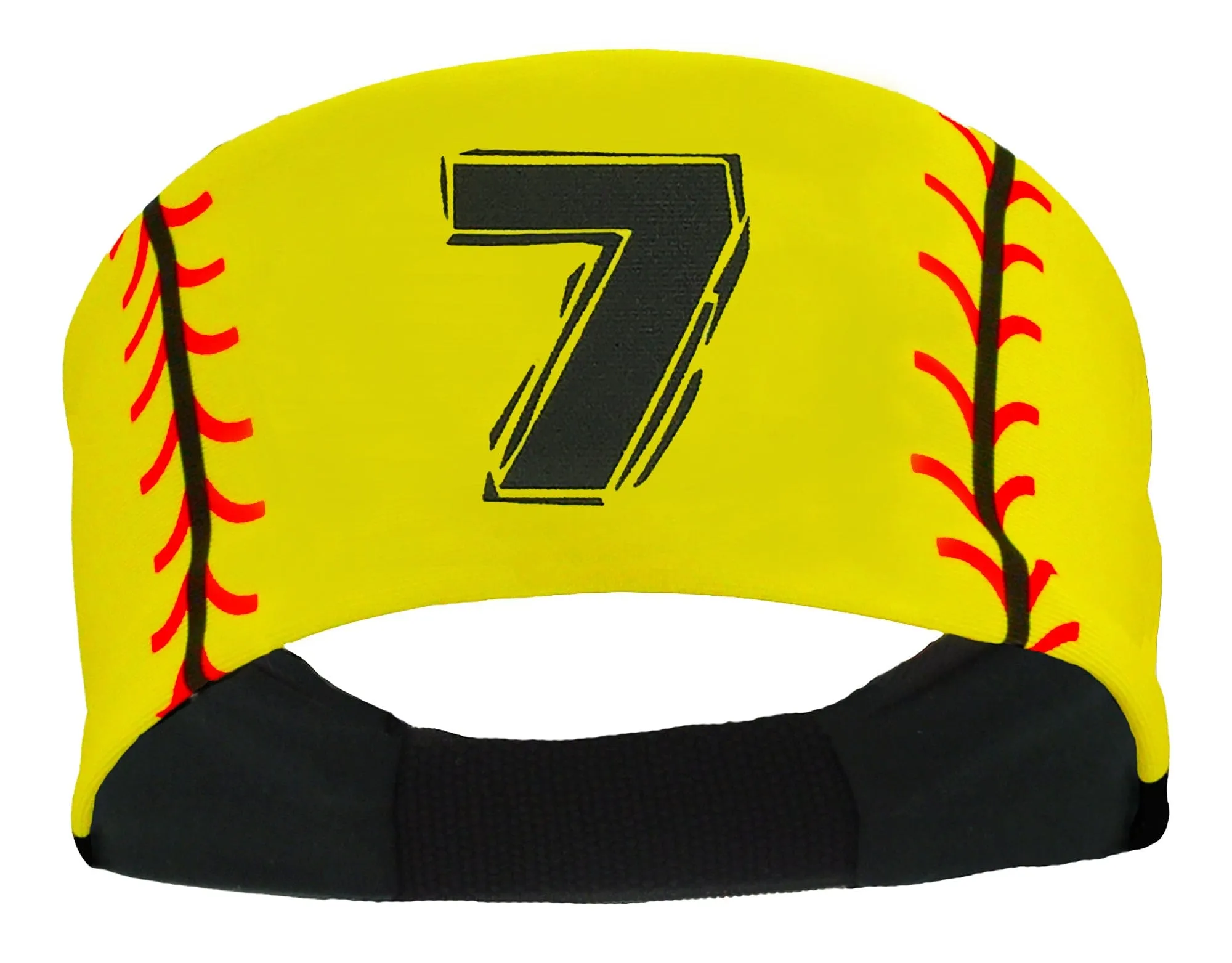 Player ID Softball Stitch Headband (numbers 00-39)