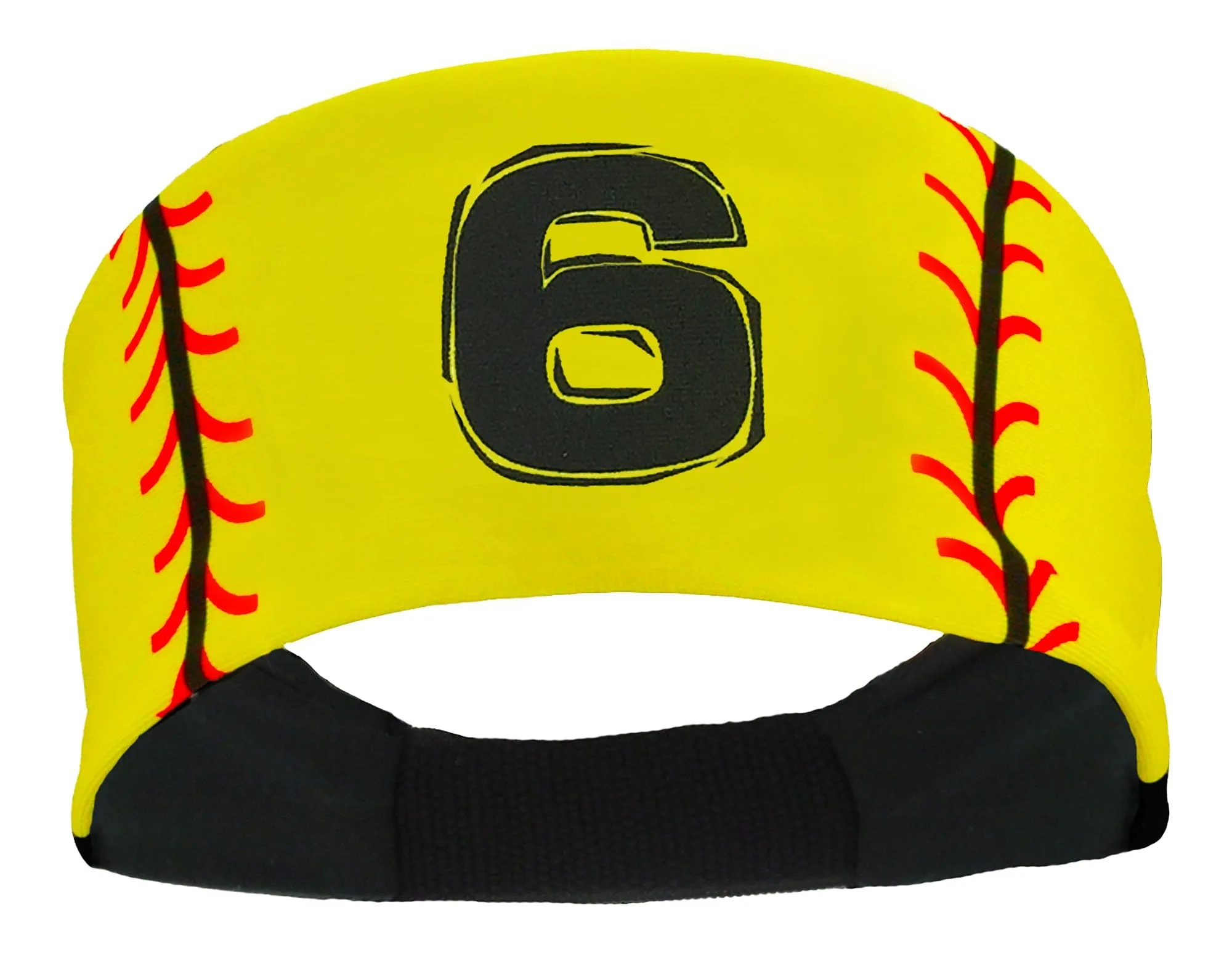 Player ID Softball Stitch Headband (numbers 00-39)