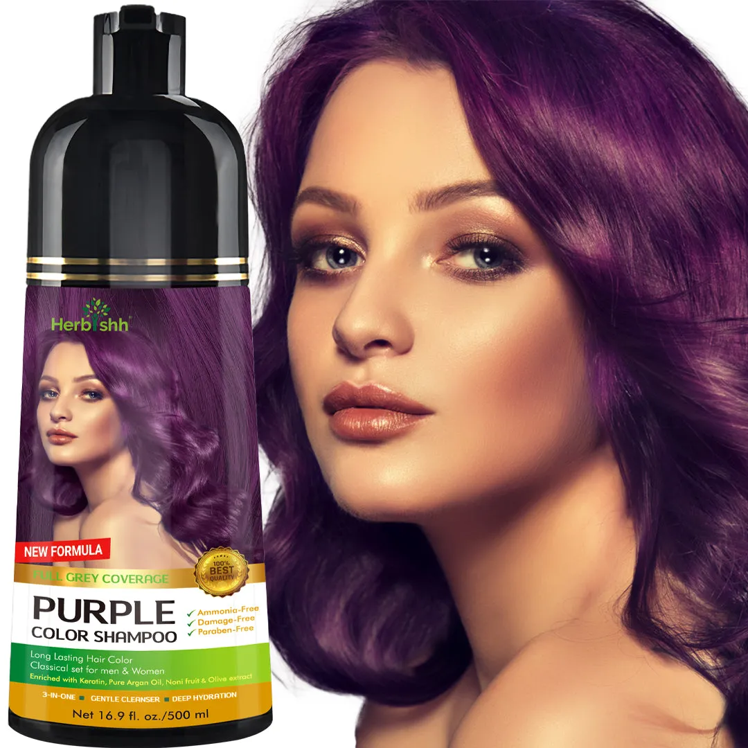 Purple Herbishh Color Shampoo