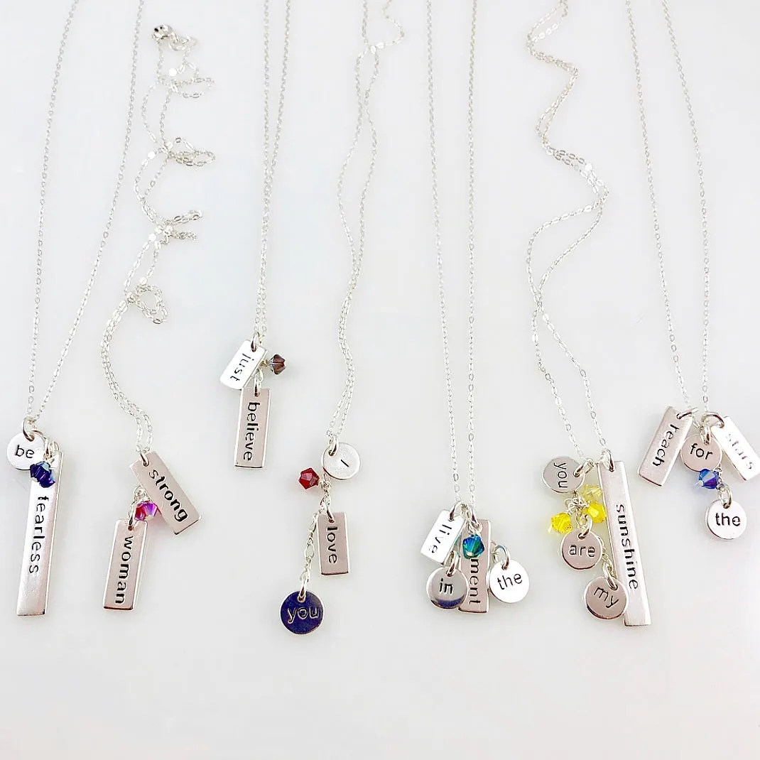 "Heart Speak" Necklaces (Live in the Moment)