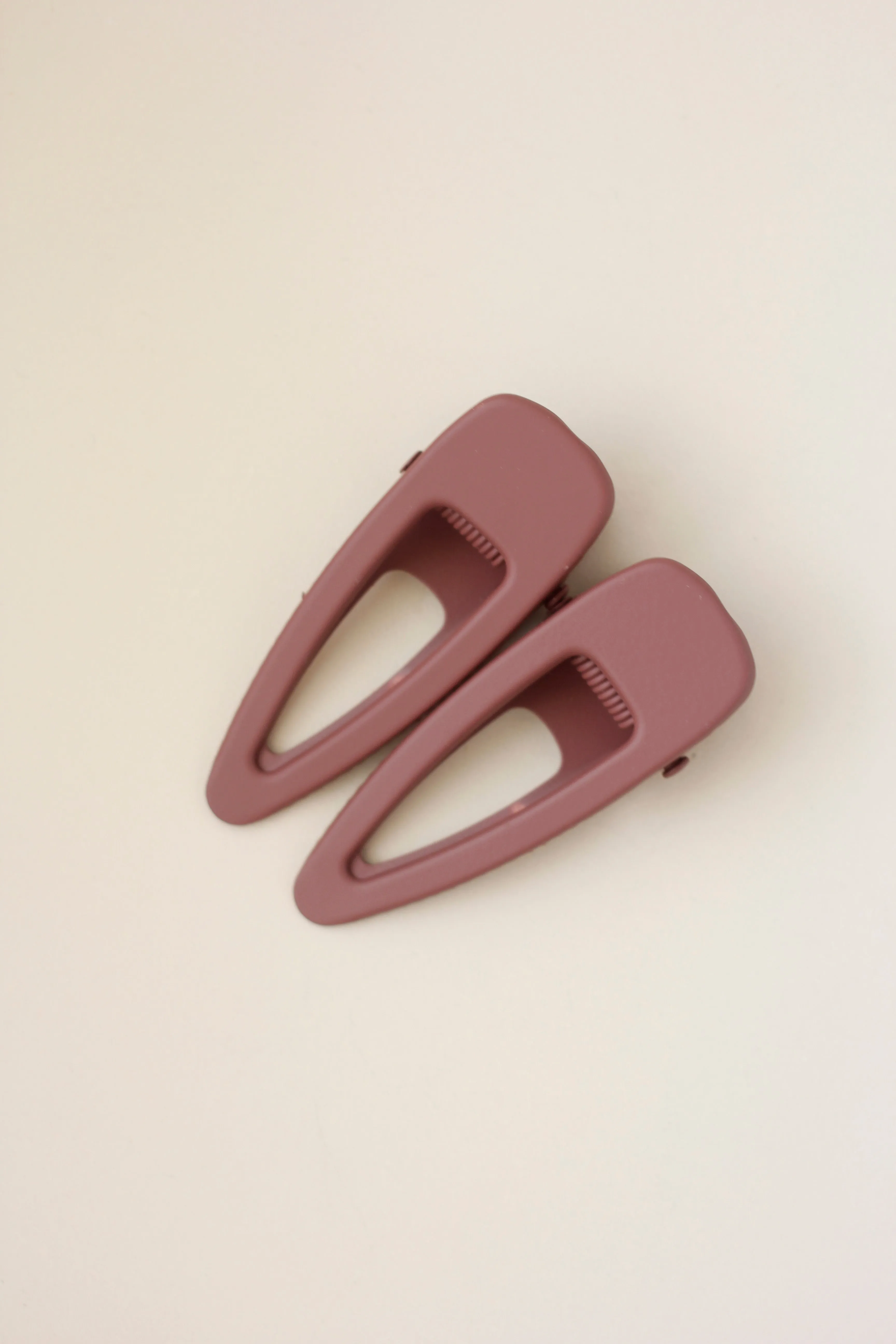 Regular Matte Clip Set of 2 - Violet