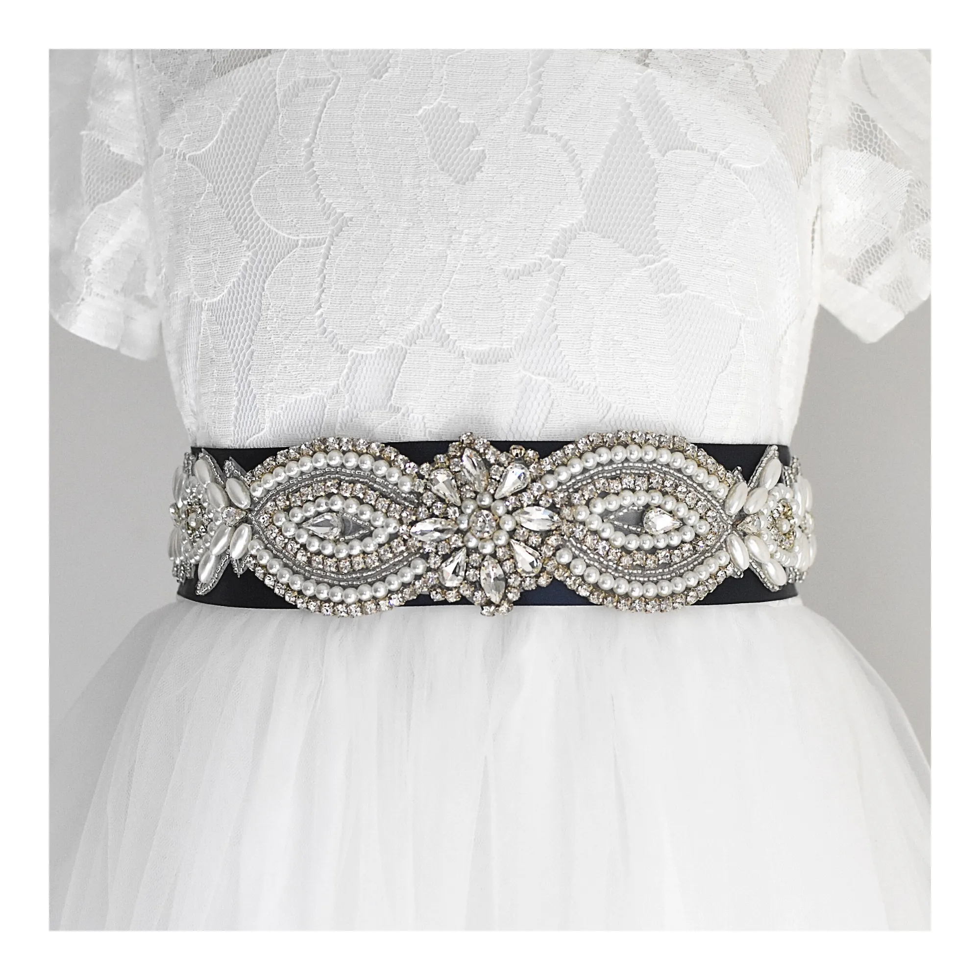 Rhinestone wedding belt - Style 073