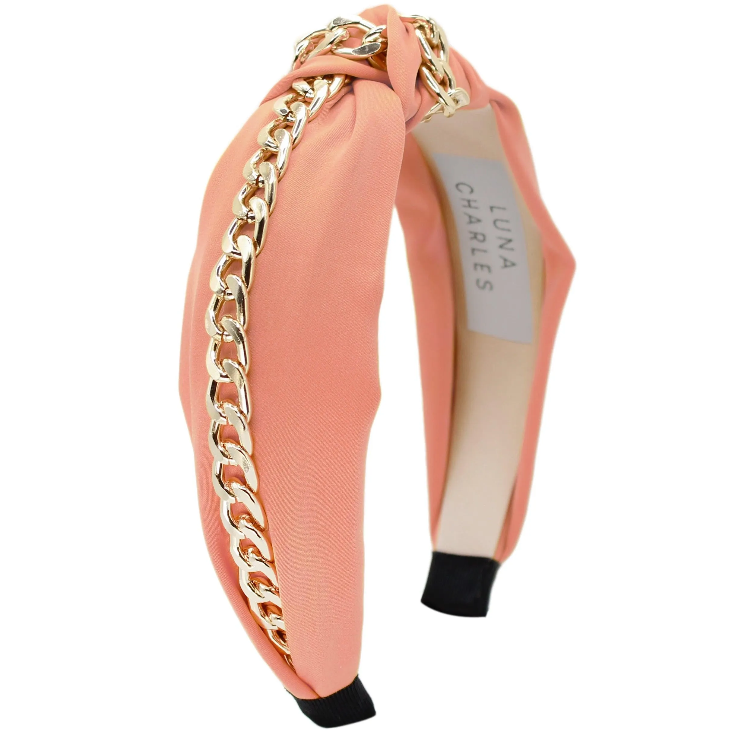 Rihanna Chain Headband - Peach