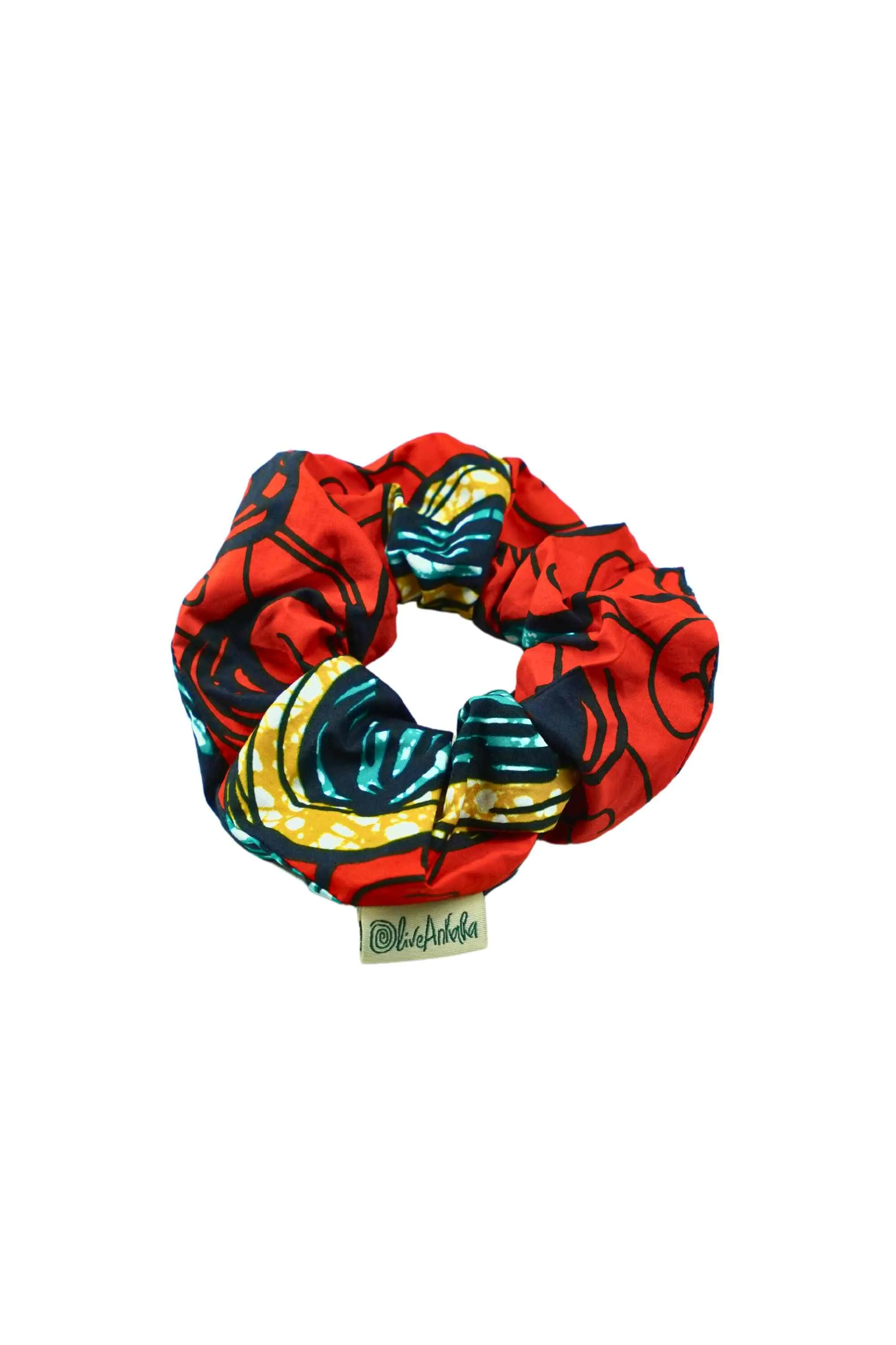 Scrunchie African Ankara Wax Cotton Print - 229