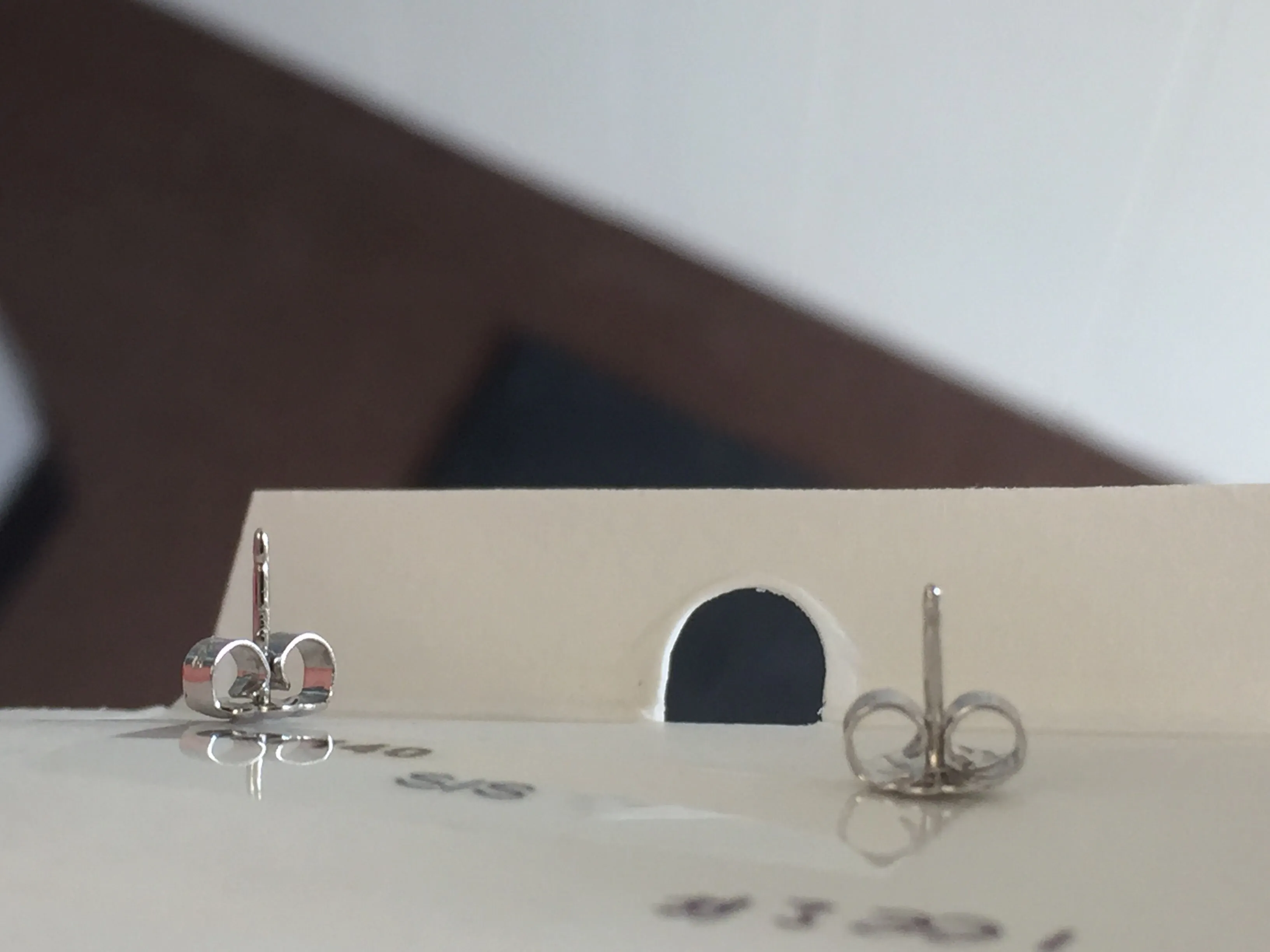 Silver Knot Earrings