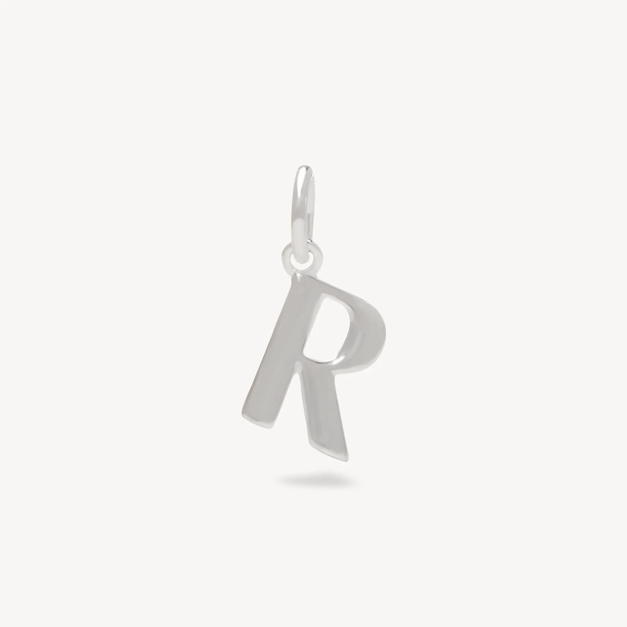 Silver Letter Charm