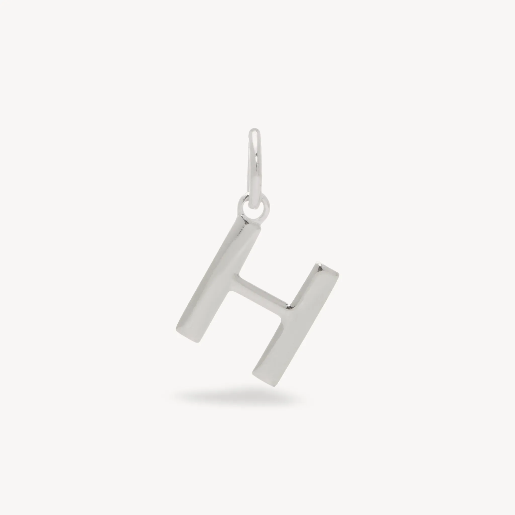 Silver Letter Charm